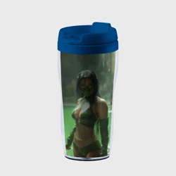 Термокружка-непроливайка Джейд в кислоте