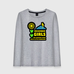 Женский лонгслив хлопок Декабрьские девушки