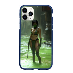 Чехол для iPhone 11 Pro Max матовый Джейд в кислоте мортал комбат