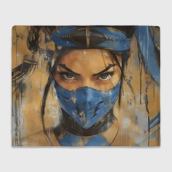 Плед 3D Китана портрет 