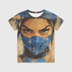 Детская футболка 3D Китана портрет 