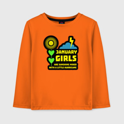 Детский лонгслив хлопок Январские девушки