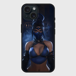 Чехол силиконовый для Apple iPhone 15 матовый Kitana Mortal Kombat