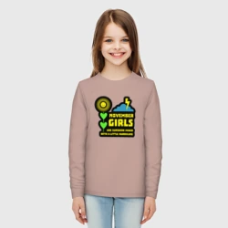 Детский лонгслив хлопок Ноябрьские девушки - фото 2