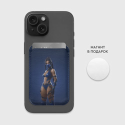 Картхолдер Magsafe магнитный Китана в латексном костюме - фото 2