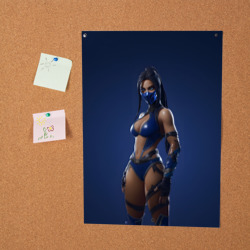 Постер Китана в латексном костюме - фото 2