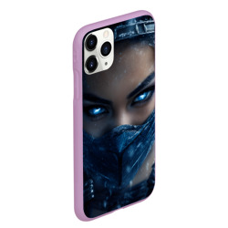 Чехол для iPhone 11 Pro Max матовый Китана с ледяными глазами - фото 2