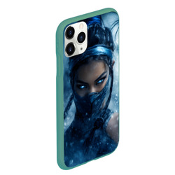 Чехол для iPhone 11 Pro Max матовый Китана и снег - фото 2