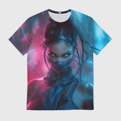 Мужская футболка 3D Ярость Китаны