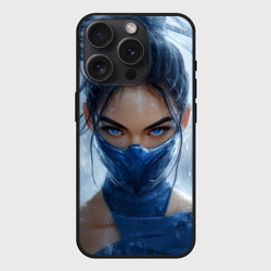 Чехол силиконовый для Apple iPhone 15 Pro матовый Китана - взгляд в цель