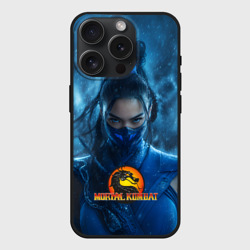 Чехол силиконовый для Apple iPhone 15 Pro матовый Китана в классическом костюме МК