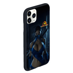 Чехол для iPhone 11 Pro Max матовый Мортал комбат - боец Китана - фото 2