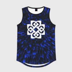 Мужская спортивная майка 3D Breaking Benjamin blue energy