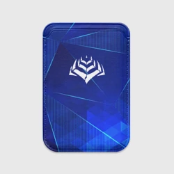 Картхолдер Magsafe магнитный Warframe blue poly