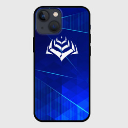 Чехол для iPhone 13 mini Warframe blue poly