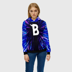 Женская толстовка 3D Beastars neon energy - фото 2