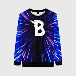 Женский свитшот 3D Beastars neon energy