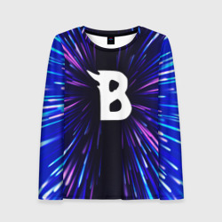 Женский лонгслив 3D Beastars neon energy