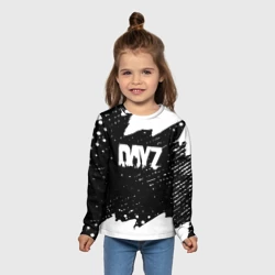 Детский лонгслив 3D Dayz геометрия краски - фото 2