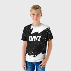 Детская футболка 3D Dayz геометрия краски - фото 2