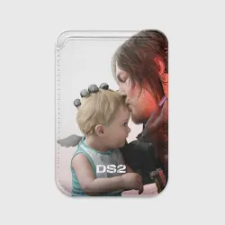 Картхолдер Magsafe магнитный Сэм и ребенок Death stranding 2 on the beach