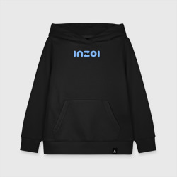 Детская толстовка хлопок Inzoi синий логотип