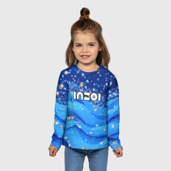 Детский лонгслив 3D Inzoi логотип - фото 2