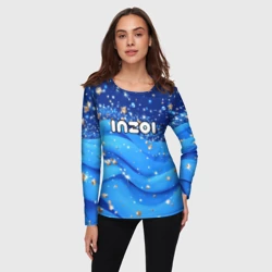 Женский лонгслив 3D Inzoi логотип - фото 2
