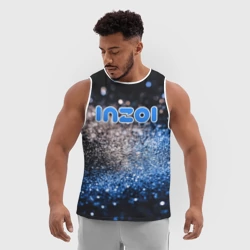 Мужская спортивная майка 3D Inzoi логотип игры - фото 2