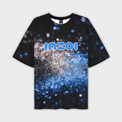 Мужская футболка oversize 3D Inzoi логотип игры