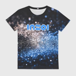 Женская футболка 3D Inzoi логотип игры