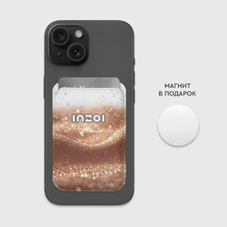 Картхолдер Magsafe магнитный Inzoi логотип на песочном фоне - фото 2