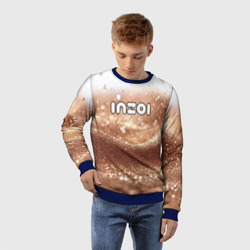 Детский свитшот 3D Inzoi логотип на песочном фоне - фото 2