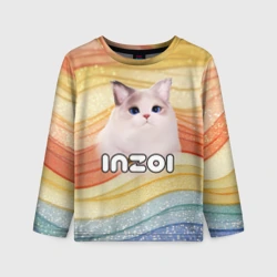 Детский лонгслив 3D Inzoi кошечка