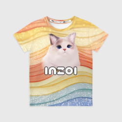 Детская футболка 3D Inzoi кошечка