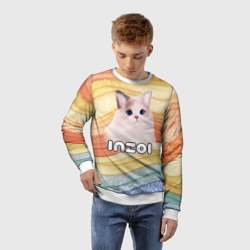 Детский свитшот 3D Inzoi кошечка - фото 2