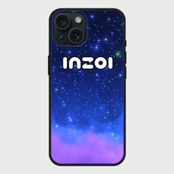 Чехол силиконовый для Apple iPhone 15 матовый Inzoi на звездном небе