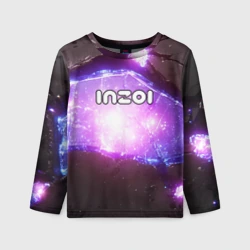 Детский лонгслив 3D Inzoi космический фон