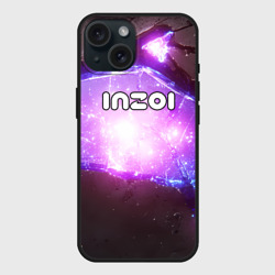 Чехол силиконовый для Apple iPhone 15 матовый Inzoi космический фон