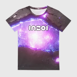 Женская футболка 3D Inzoi космический фон