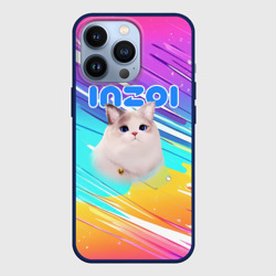 Чехол для iPhone 13 Pro Inzoi кошечка на радужном фоне