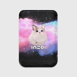 Картхолдер Magsafe магнитный Inzoi логотип и кошечка на облаке 