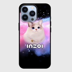 Чехол для iPhone 13 Pro Inzoi логотип и кошечка на облаке 