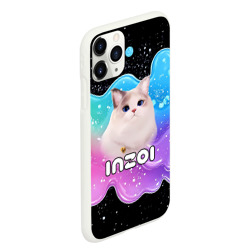 Чехол для iPhone 11 Pro Max матовый Inzoi кошечка волнистая радуга - фото 2