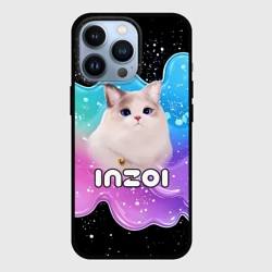 Чехол для iPhone 13 Pro Inzoi кошечка волнистая радуга