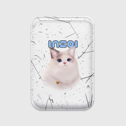 Картхолдер Magsafe магнитный Inzoi кошечка на белом фоне