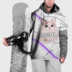Накидка на куртку 3D Inzoi лого с кошкой 