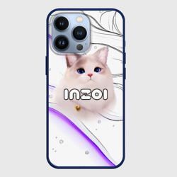 Чехол для iPhone 13 Pro Inzoi лого с кошкой 