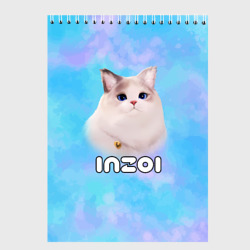 Скетчбук Inzoi кошечка и логотип игры