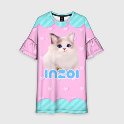 Детское платье 3D Inzoi с кошечкой